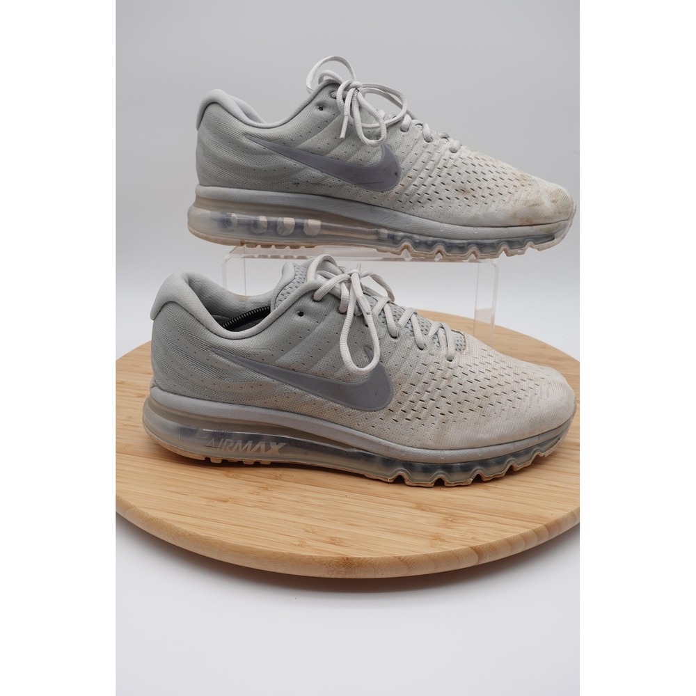 Nike Air Max 2017 Shoes Mens Size 13 47.5 Gray Mesh Running Sneakers 849559-006